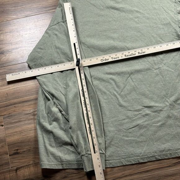 Vintage Greenbrand Recycled Shirt Mens XL Long Sleeve USA Retriever Hun Spellout - Picture 9 of 9